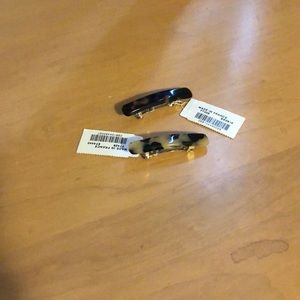 NWT J. Crew mini tortoise barrettes (set of two)